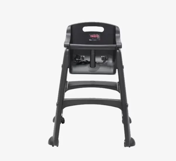 Rubbermaid BLSturdy Chair Tray Black, 19" x 11" x 11"